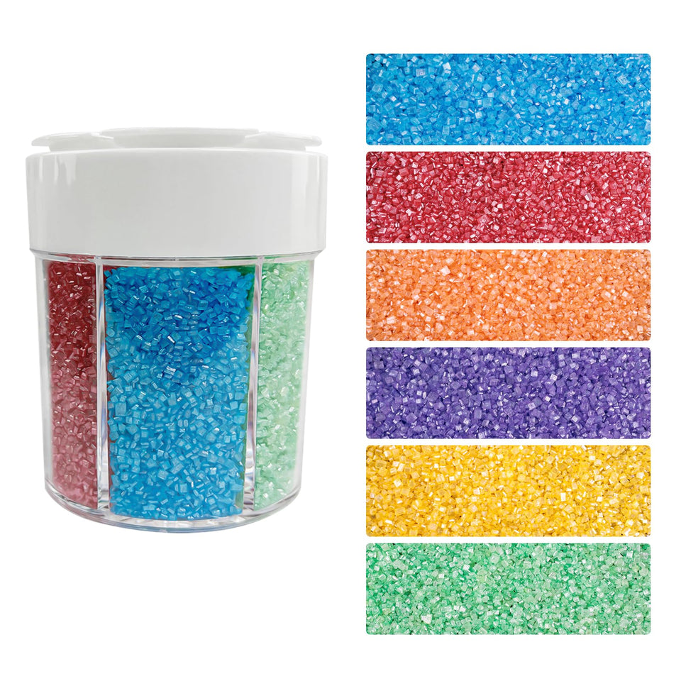 LEBERY red sanding sugar adds vibrant color to cookies and cakes for eye catching decorations