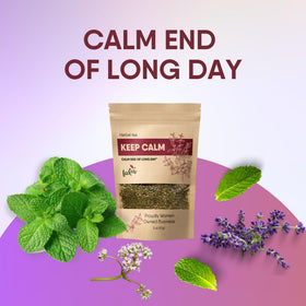 Caffeine-free Leckar blend made from whole herbs for a calm night ritual.