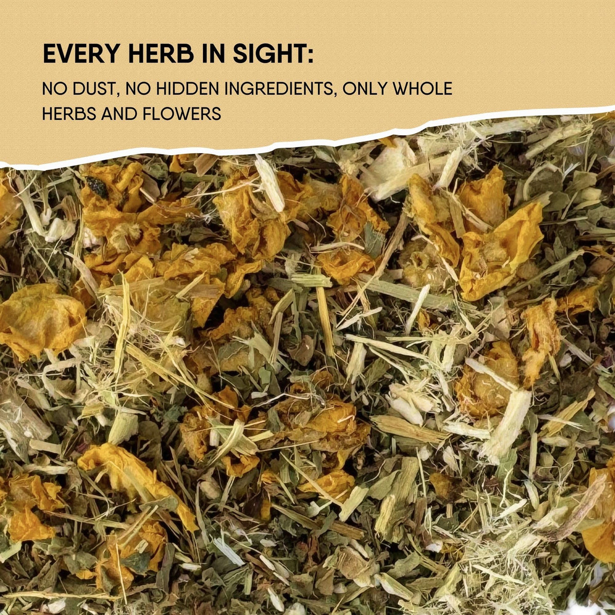 Thyme leaves in Leckar Cough Season suggest refreshing aromatic notes.