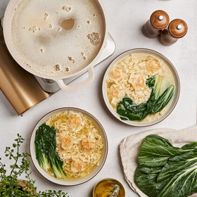 Stir-fry scene with Lee Kum Kee powder adding depth