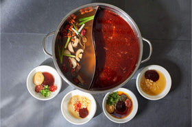 Lee Kum Kee Japanese Style Pork Bone Soup Base served in a bowl for ramen