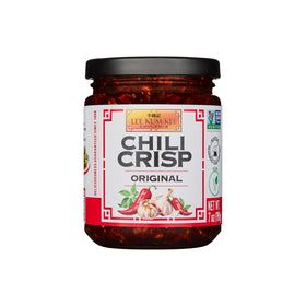 Lee Kum Kee Original Chili Crisp bottle for a quick, aromatic heat and crunch.