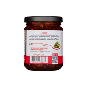 Lee Kum Kee Original Chili Crisp with noodles adds aroma and crunch.