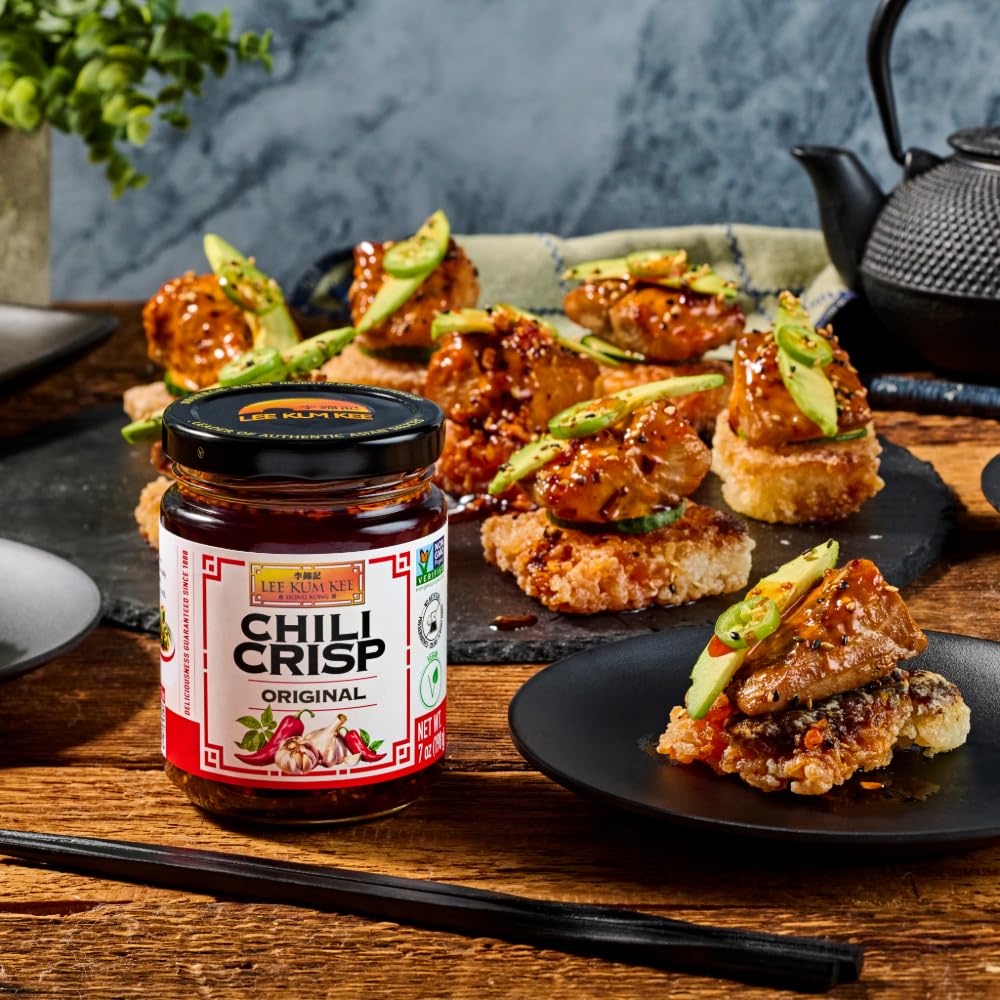 Lee Kum Kee chili crisp flavors dressings with mayo or soy sauce.