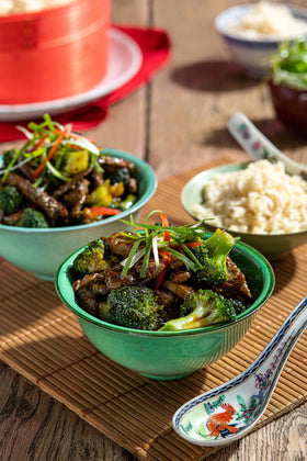 Lee Kum Kee Panda Oyster Sauce stir-fry dish delivers rich glaze and restaurant-worthy sauce.