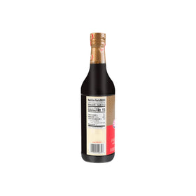 Lee Kum Kee Premium Soy Sauce close-up shows ingredients and traditional brewing for authentic home cooking.