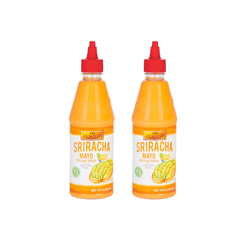 Lee Kum Kee Sriracha Mayo bottle showing creamy heat for sandwiches