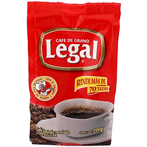 Legal Cafe Mexican ground coffee brewed into a smooth, flavorful cup.