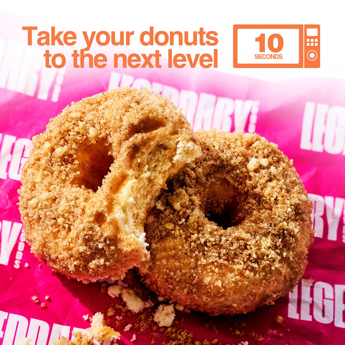 Legendary Foods Protein Donuts gluten-free ingredients, clean keto-friendly snack for mindful eating