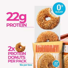 Legendary Foods Protein Donuts on-the-go snack, convenient protein boost between activities