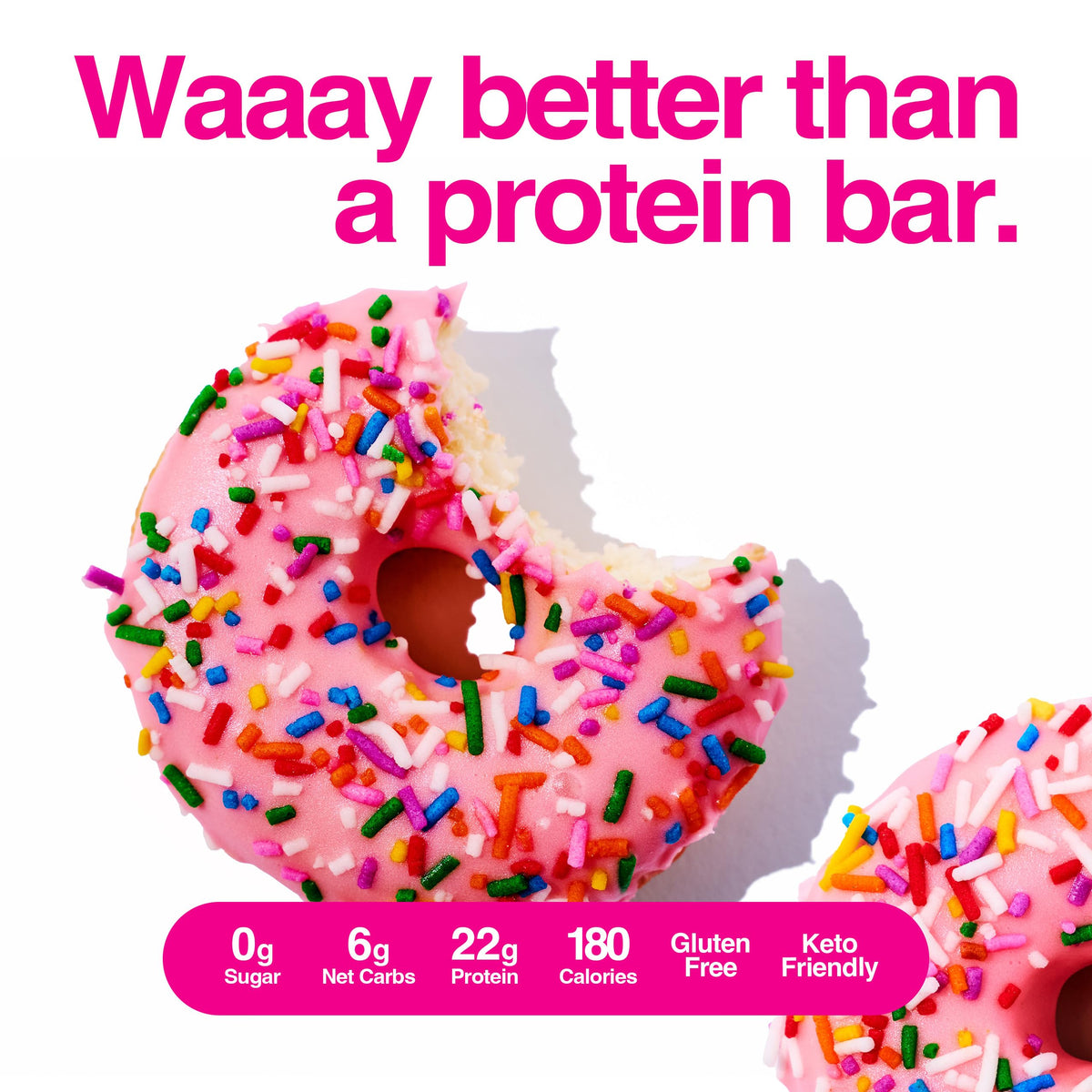 Legendary Foods Protein Donuts warm glaze release after a 10-second microwave.