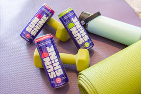 Legendary Sunshine Clementine Twist on-the-go lifestyle shot for hydration and mood uplift