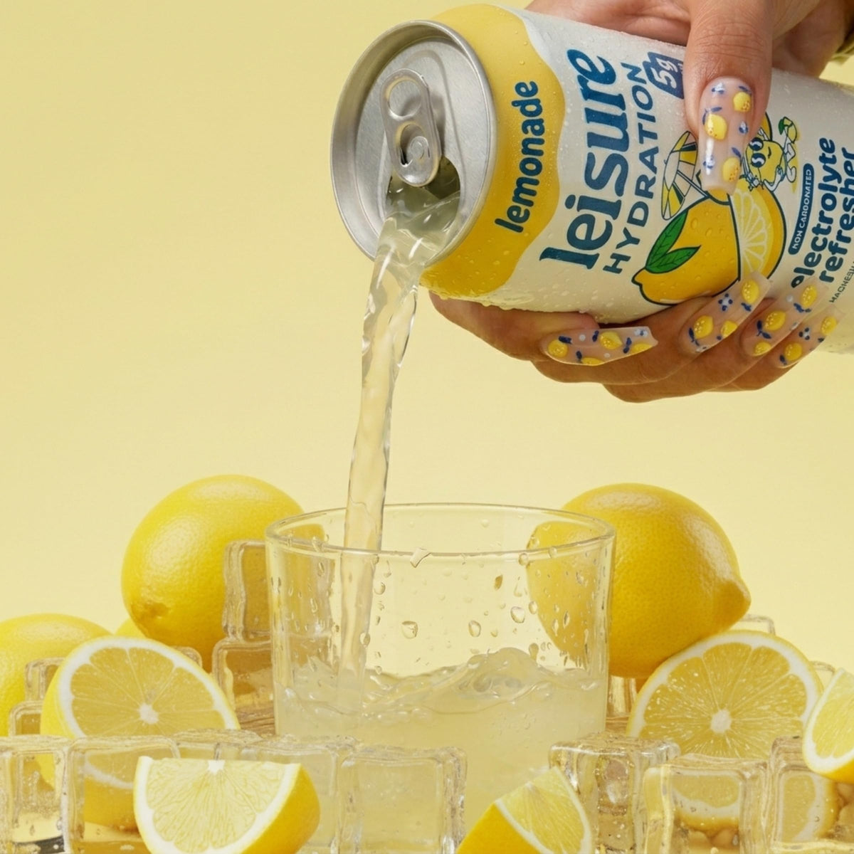 Leisure Hydration recyclable cans support sustainable, mindful consumption.