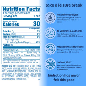 Leisure Hydration electrolyte bottle highlighting 700mg minerals.