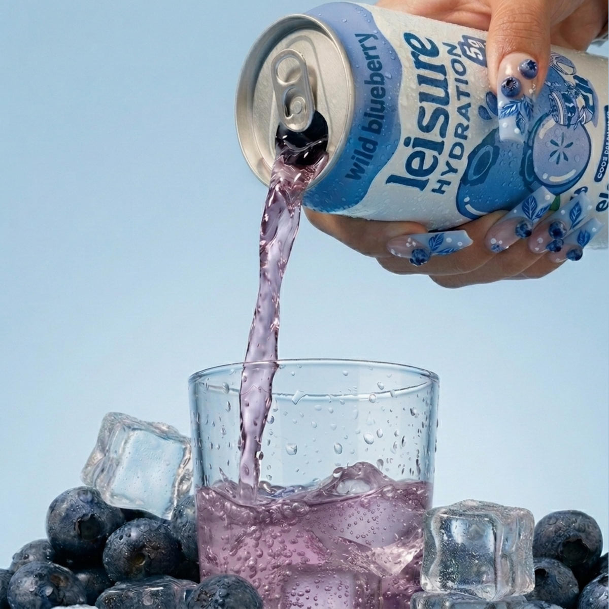 Leisure Hydration recyclable cans for eco-friendly wellness.