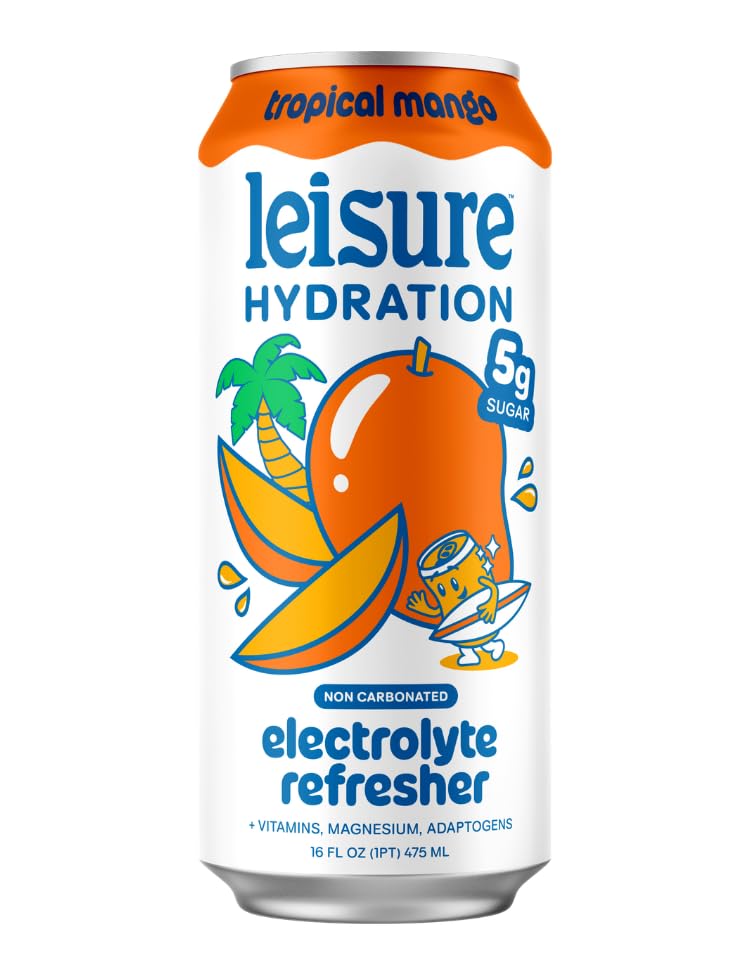 Leisure Hydration tropical mango outdoor use—refreshment on the go.