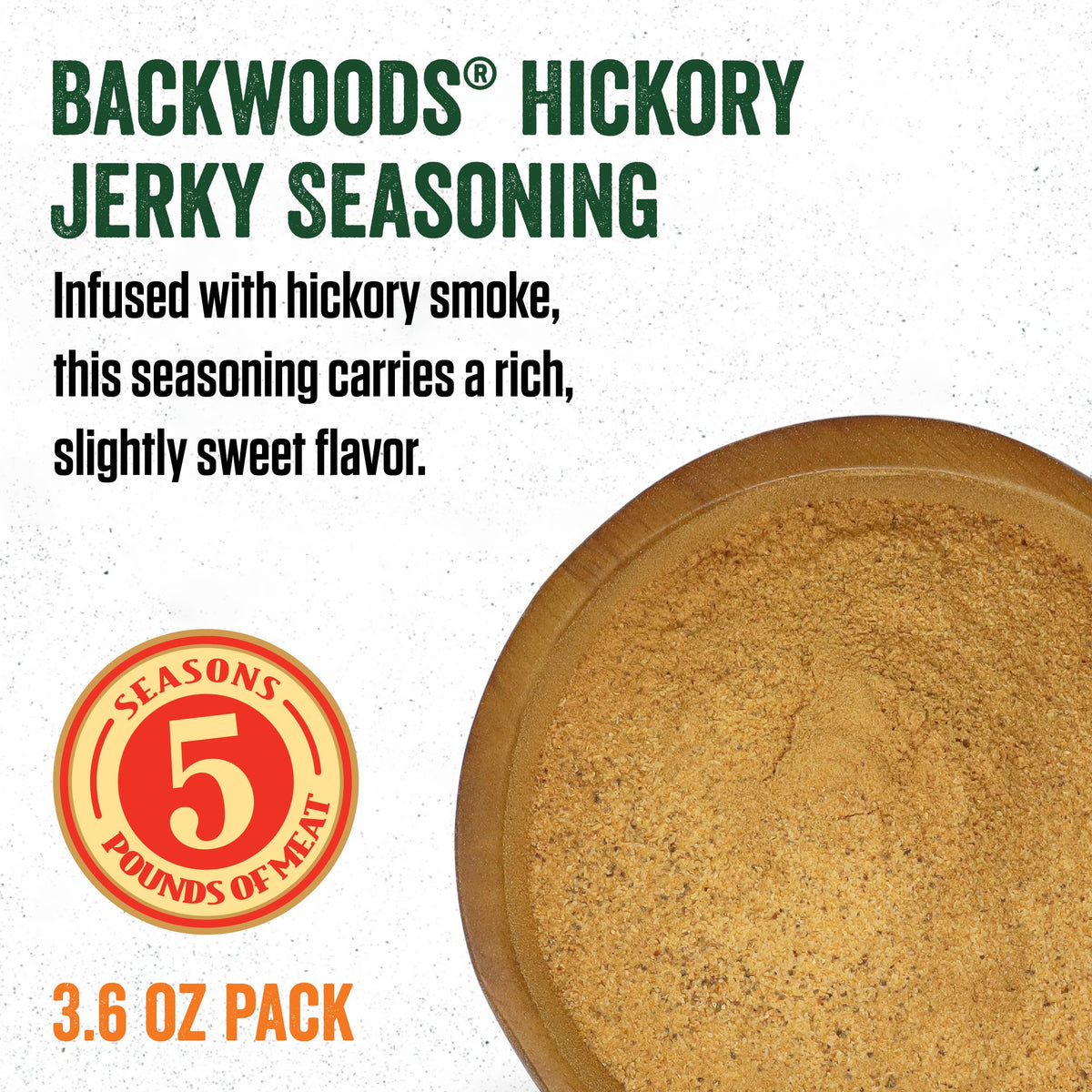 LEM Backwoods Hickory marinate jerky strips for tasty, even flavor.