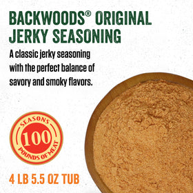 LEM Backwoods seasoning mixed with water for a flavorful marinade.