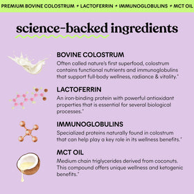 Lemme Colostrum Coffee Creamer grass-fed bottle on kitchen counter