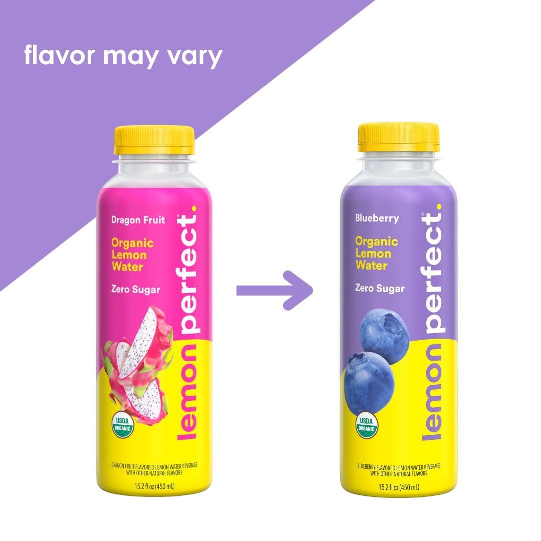 Lemon Perfect blueberry bottle offering clean, flavorful hydration