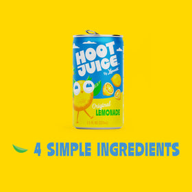 Lemonati Hoot Juice lemonade lunchbox-ready mini cans fit busy mornings.