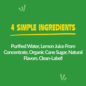 Lemonati Hoot Juice lemonade on-shelf view highlights clean-label ingredients.