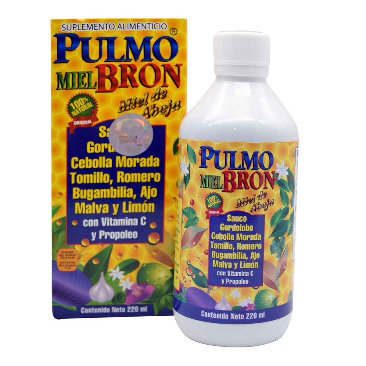 Lenico Pulmobron bottle for easy daily-use herbal syrup supporting wellness.