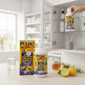 Lenico Pulmobron packaging signals plant-based wellness support.
