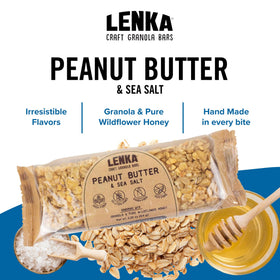 Lenka Bars individually wrapped, convenient for travel and busy days.