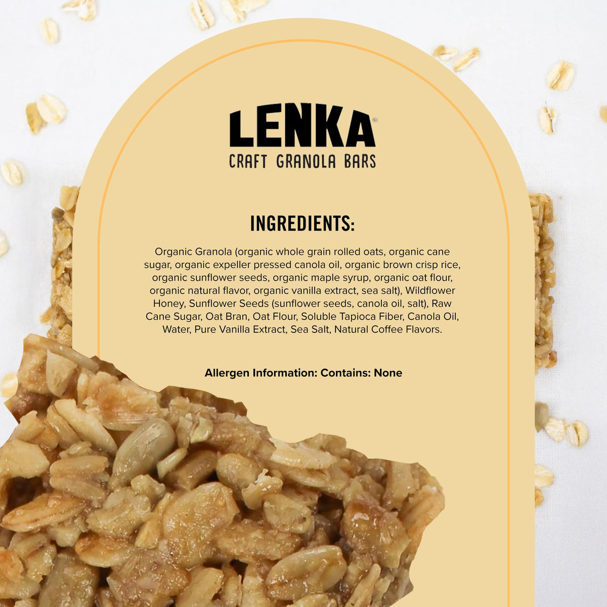 Lenka Vanilla Espresso packaging, highlighting grab-and-go convenience.