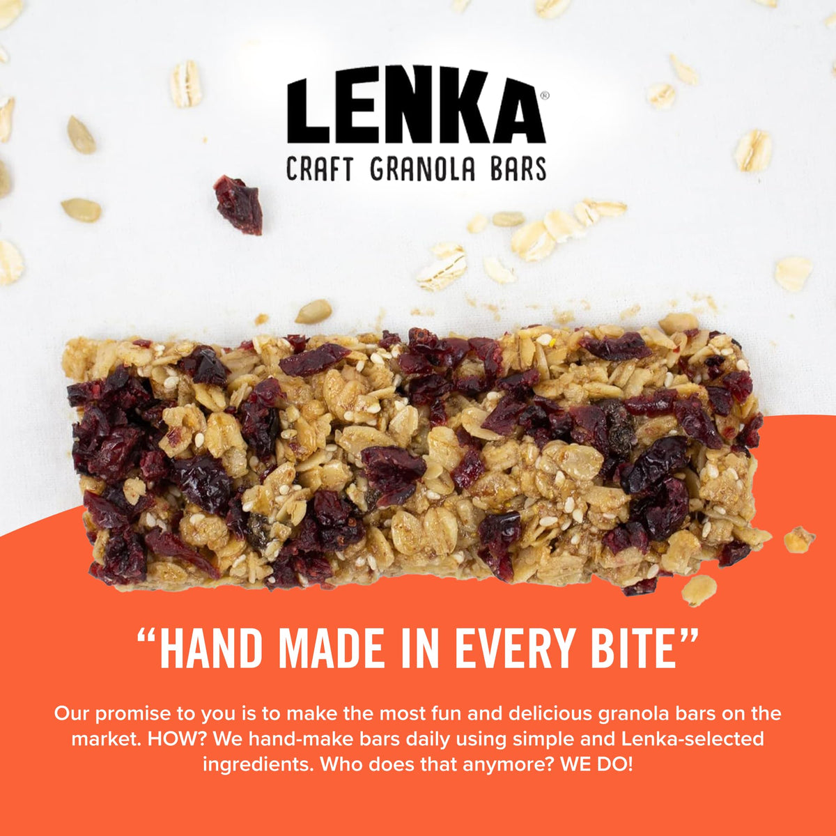 Lenka Berry Omega texture close-up illustrating soft, chewy bite with berry notes.