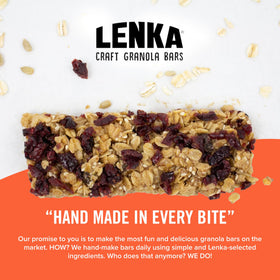 Lenka Berry Omega texture close-up illustrating soft, chewy bite with berry notes.
