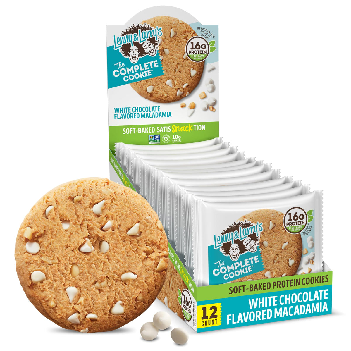 Lenny & Larrys Complete Cookie box ready for on the go protein snacking