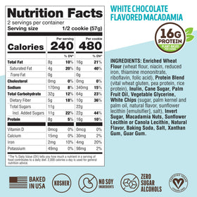 Lenny & Larrys vegan non GMO label on the Complete Cookie wrapper