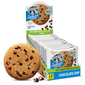 Lenny & Larry's Chocolate Chip Complete Cookie 4oz, protein-packed snack.