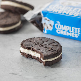 Lenny & Larry's Complete Cremes six-cookie pack visible for quick snacks.