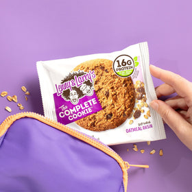 Lenny & Larry's Complete Protein Cookie 12-pack display, convenient weekly snacks
