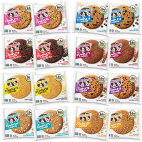 Lenny & Larry's Complete Protein Cookie 8-flavor pack offers a protein-rich, on-the-go snack.
