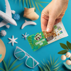 Lenny & Larry's Cookie-fied Bar White Chip Macadamia with visible macadamia pieces for indulgent crunch