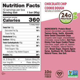 Lenny & Larry's Cookie-fied BIG BAR 12-pack box for convenient on-the-go snacking.