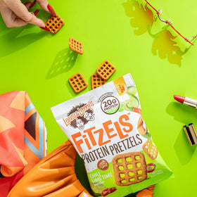 Serving idea for FITZELS Chilli Lime Time as a tasty workout snack.