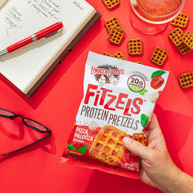 Lenny & Larry's FITZELS Pizza Palooza ready-to-eat snack for travel