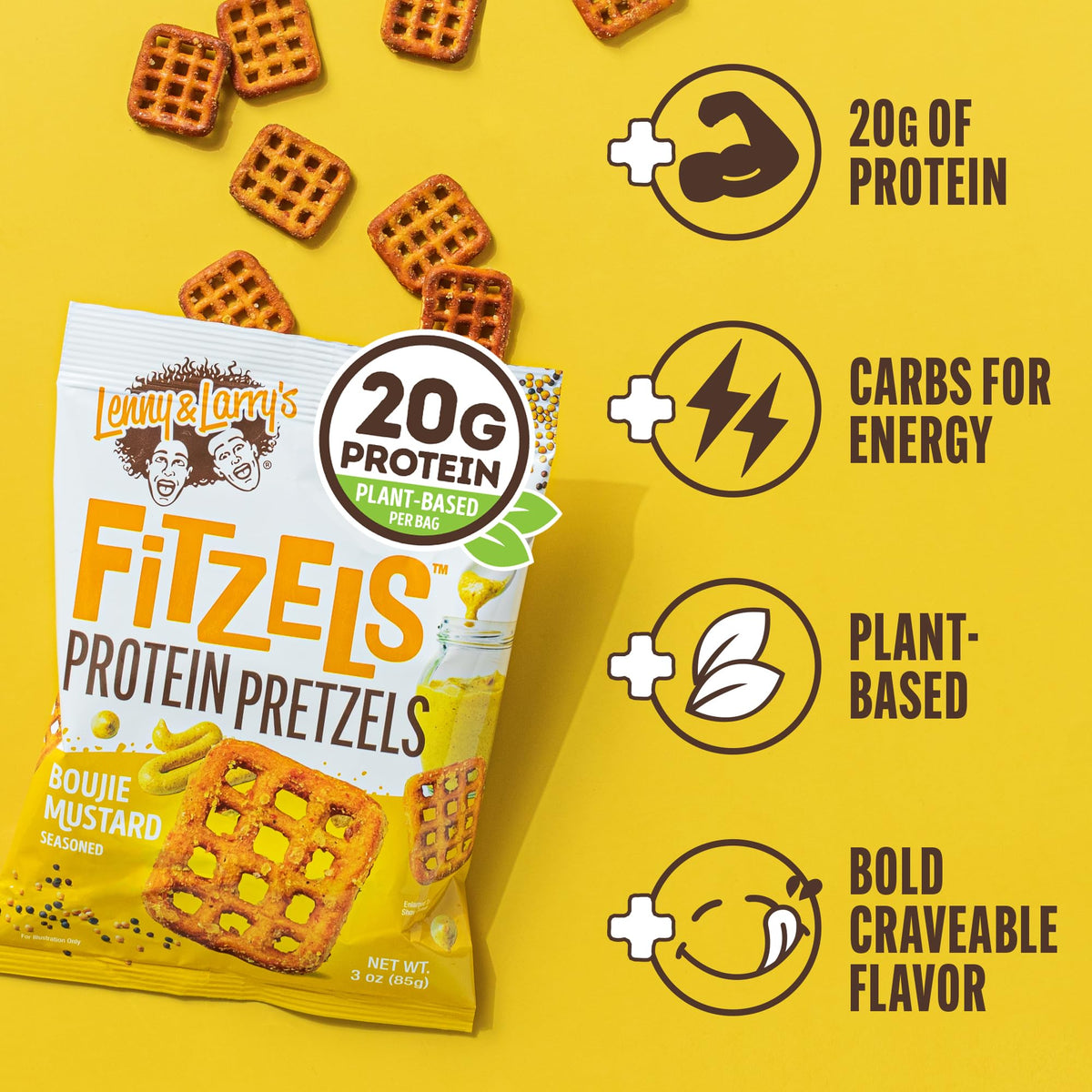 Vegan certification label on FITZELS packaging