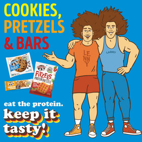 Lenny & Larry's FITZELS vegan ingredients list highlights clean label.