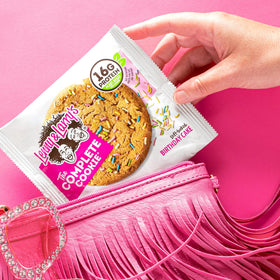 Vegan and non-GMO icon on packaging.