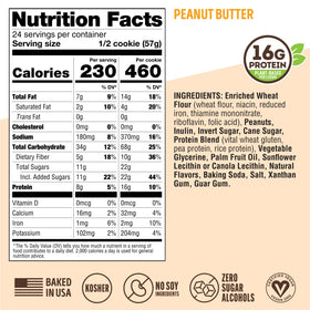 Lenny & Larry's Peanut Butter cookie ready for on-the-go snack