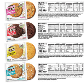 Lenny & Larry's vegan, kosher-certified cookies cater to plant-based snacking needs.