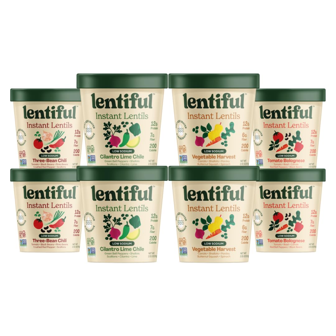 Lentiful low-sodium Cilantro Lime Chile cup delivers bold flavor, ready in minutes.