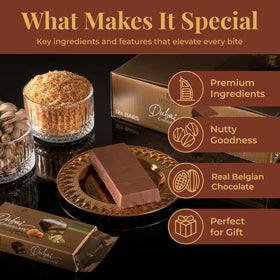 Leonessa pistachio bar unwrapped and ready to enjoy, ideal for sharing.