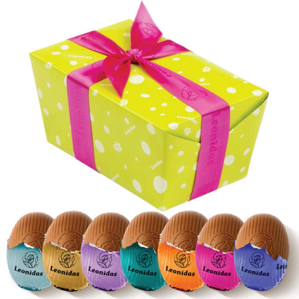 Leonidas Ballotin Easter box in festive colors, gift-ready presentation.